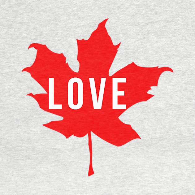 Love Maple Leaf by teegear